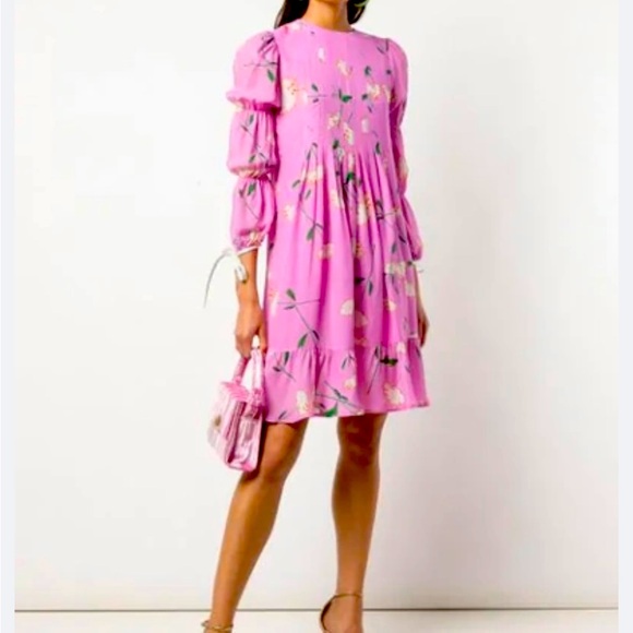 Cynthia Rowley Pink Floral Dress - Picture 1 of 4